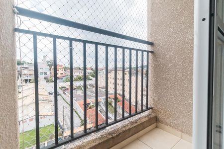Sacada da Sala de apartamento para alugar com 2 quartos, 48m² em Conjunto Habitacional Bras Cubas, Mogi das Cruzes