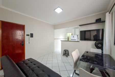 Sala de apartamento para alugar com 1 quarto, 52m² em Aviação, Praia Grande