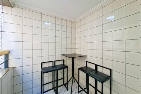 Sacada  de apartamento para alugar com 1 quarto, 52m² em Aviação, Praia Grande