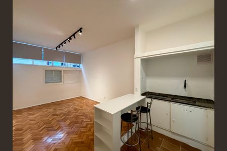 Sala/quarto de apartamento para alugar com 1 quarto, 24m² em Botafogo, Rio de Janeiro