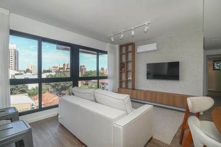 Sala de apartamento para alugar com 2 quartos, 70m² em Petrópolis, Porto Alegre