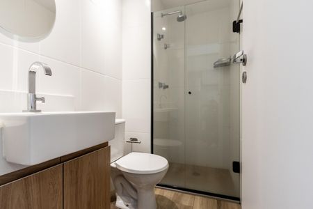 Studio à venda com 25m², 1 quarto e sem vaga Studio à venda com 25m², 1 quarto e sem vagaBanheiro