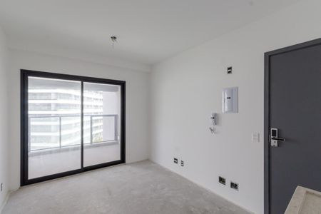 Sala de apartamento à venda com 1 quarto, 34m² em Indianópolis, São Paulo