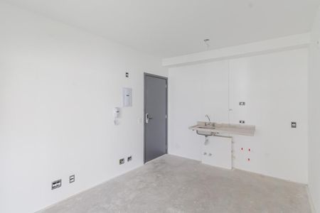 Sala de apartamento à venda com 1 quarto, 34m² em Indianópolis, São Paulo