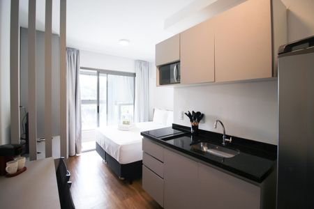 Studio para alugar com 21m², 1 quarto e sem vaga Studio para alugar com 21m², 1 quarto e sem vagaCozinha