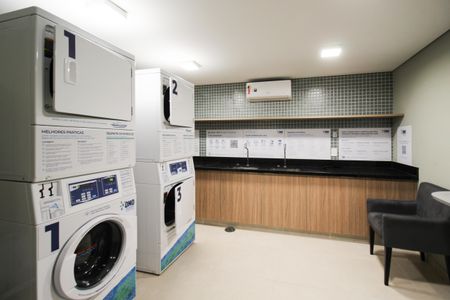 Studio para alugar com 21m², 1 quarto e sem vaga Studio para alugar com 21m², 1 quarto e sem vagaLavanderia