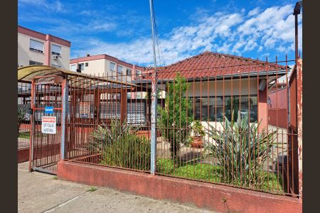 Fachada e Portaria de kitnet/studio para alugar com 1 quarto, 30m² em Jardim Dona Leopoldina, Porto Alegre