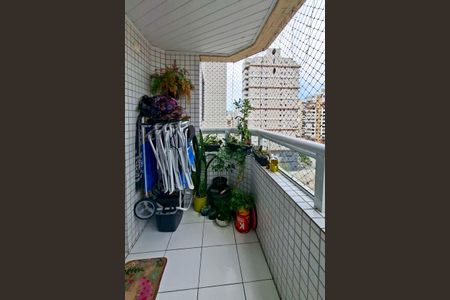 Sacada  de apartamento para alugar com 2 quartos, 63m² em Guilhermina, Praia Grande