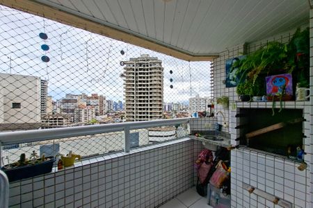 Sacada  de apartamento para alugar com 2 quartos, 63m² em Guilhermina, Praia Grande