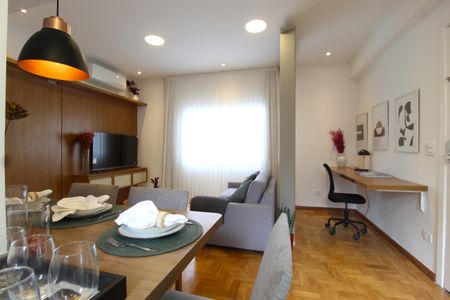 Sala de apartamento para alugar com 2 quartos, 70m² em Itaim Bibi, São Paulo