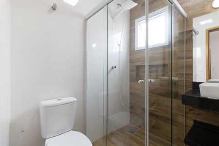 Casa para alugar com 84m², 2 quartos e 1 vaga Casa para alugar com 84m², 2 quartos e 1 vagaBanheiro da Suíte 1