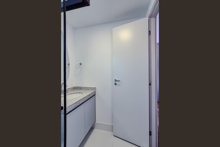 Banheiro de kitnet/studio à venda com 1 quarto, 22m² em Perdizes, São Paulo