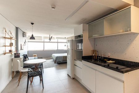Studio à venda com 37m², 1 quarto e sem vagaCozinha