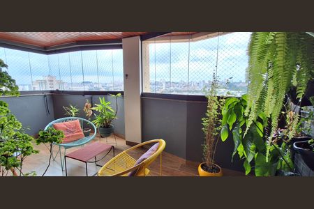 Varanda  de apartamento à venda com 2 quartos, 132m² em Vila Caminho do Mar, São Bernardo do Campo