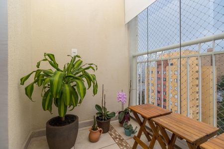 Varanda da Sala de apartamento para alugar com 3 quartos, 65m² em Jardim Ibitirama, São Paulo