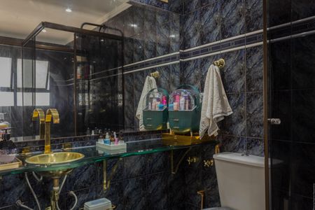 Banheiro da Suíte 1 de apartamento à venda com 3 quartos, 95m² em Centro, São Bernardo do Campo