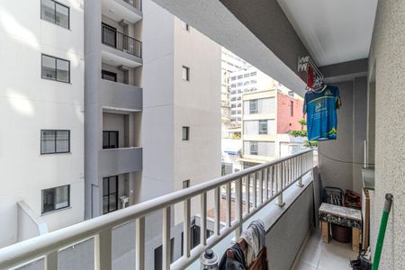 Varanda de kitnet/studio à venda com 1 quarto, 28m² em Campos Elíseos, São Paulo