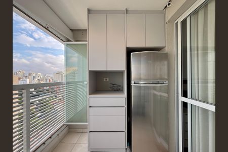 Studio para alugar com 36m², 1 quarto e 1 vaga Studio para alugar com 36m², 1 quarto e 1 vagaCozinha/Sacada