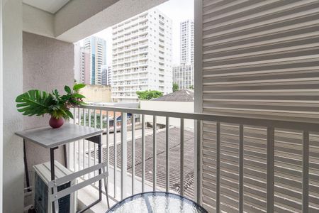 Studio para alugar com 25m², 1 quarto e sem vagaVaranda 