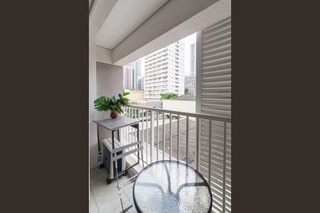 Studio para alugar com 25m², 1 quarto e sem vagaVaranda 