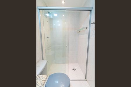 Banheiro da Suíte de apartamento para alugar com 1 quarto, 43m² em Mirandópolis, São Paulo