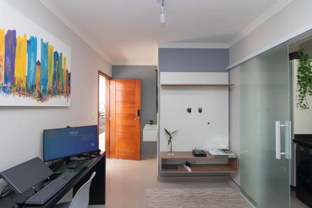 Sala/Cozinha de apartamento para alugar com 1 quarto, 42m² em Vila Mazzei, São Paulo