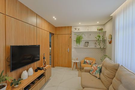 Sala de apartamento à venda com 3 quartos, 110m² em Santa Lúcia, Belo Horizonte
