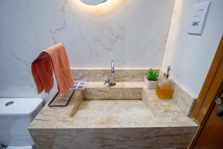 Casa de condomínio para alugar com 160m², 3 quartos e 2 vagas Casa de condomínio para alugar com 160m², 3 quartos e 2 vagasBanheiro Social