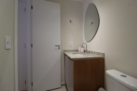 Apartamento para alugar com 25m², 1 quarto e sem vagaBanheiro da Suíte