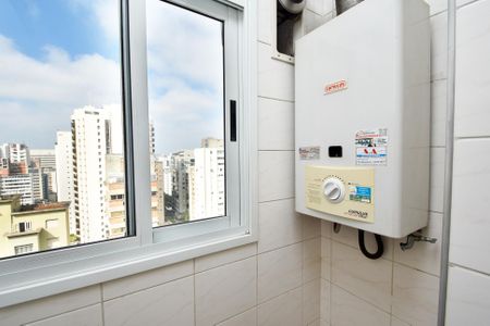 Studio para alugar com 32m², 1 quarto e 1 vagalavnderia