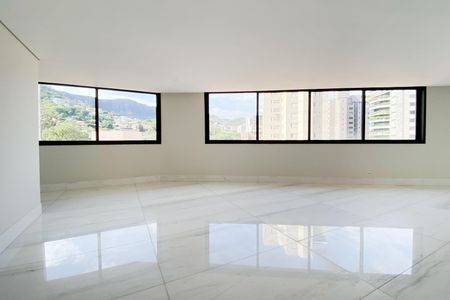 Sala de apartamento à venda com 4 quartos, 186m² em Serra, Belo Horizonte