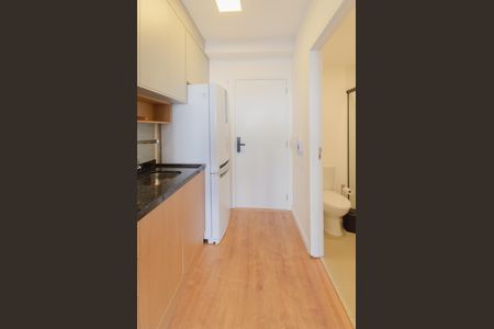 Cozinha de kitnet/studio para alugar com 1 quarto, 23m² em Vila Mariana, São Paulo