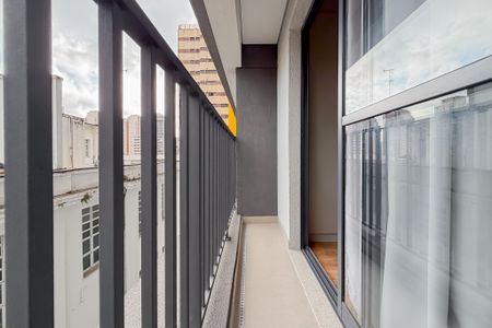 Varanda do studio de kitnet/studio para alugar com 1 quarto, 23m² em Vila Mariana, São Paulo