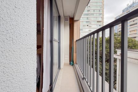 Varanda do studio de kitnet/studio para alugar com 1 quarto, 23m² em Vila Mariana, São Paulo