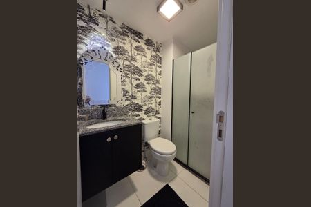 Banheiro de apartamento para alugar com 2 quartos, 46m² em Campininha, São Paulo