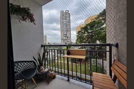 Varanda de apartamento para alugar com 2 quartos, 46m² em Campininha, São Paulo