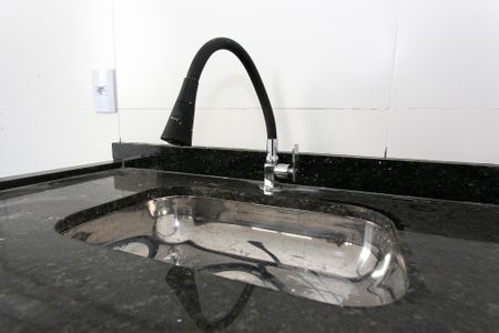 Cozinha de kitnet/studio para alugar com 1 quarto, 34m² em Vila Esperança, São Paulo