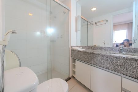 Banheiro de apartamento à venda com 1 quarto, 29m² em Bela Vista, São Paulo