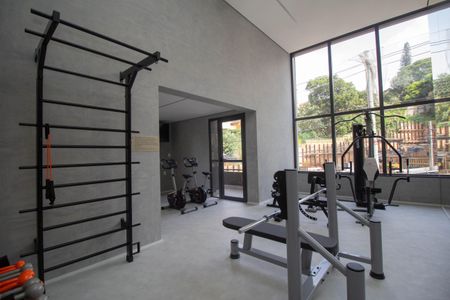 Studio para alugar com 27m², 1 quarto e sem vaga Studio para alugar com 27m², 1 quarto e sem vagaAcademia