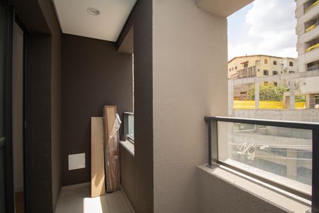 Varanda da Sala de kitnet/studio à venda com 1 quarto, 27m² em Vila Primavera, São Paulo