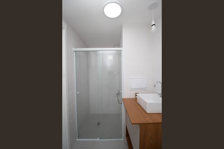 Banheiro de kitnet/studio à venda com 1 quarto, 27m² em Vila Primavera, São Paulo