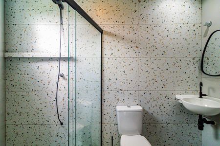 Studio para alugar com 32m², 1 quarto e sem vaga Studio para alugar com 32m², 1 quarto e sem vagaBanheiro