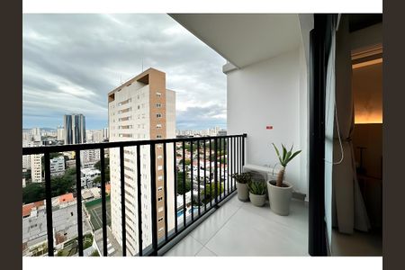 Varanda Studio de apartamento para alugar com 1 quarto, 26m² em Água Branca, São Paulo