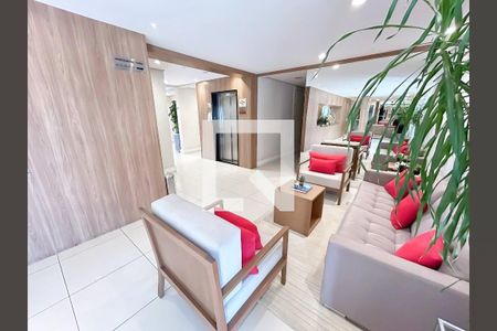 Apartamento à venda com 67m², 2 quartos e 2 vagasHall social