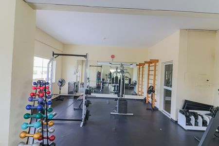Studio para alugar com 64m², 2 quartos e 2 vagas Studio para alugar com 64m², 2 quartos e 2 vagasÁrea comum - Academia