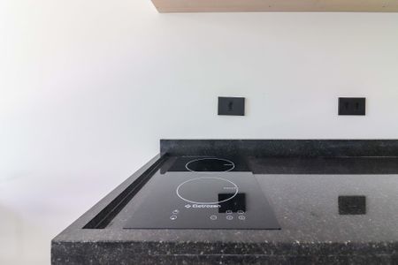 Studio - Quarto e Cozinha de kitnet/studio para alugar com 1 quarto, 25m² em Jardim das Vertentes, São Paulo