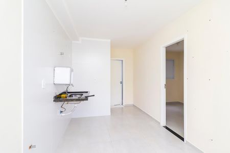 Sala/Cozinha de apartamento para alugar com 2 quartos, 38m² em Cidade Antônio Estêvão de Carvalho, São Paulo