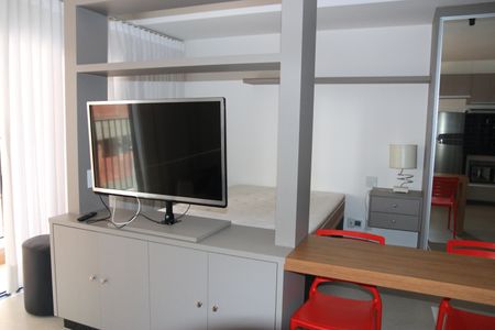 Sala de apartamento para alugar com 1 quarto, 60m² em Setor Bueno, Goiânia