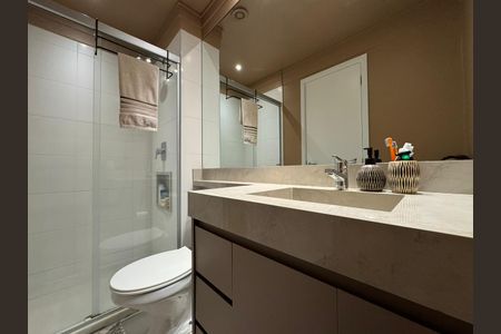 Banheiro de apartamento para alugar com 2 quartos, 67m² em Bonfim Paulista, Ribeirão Preto