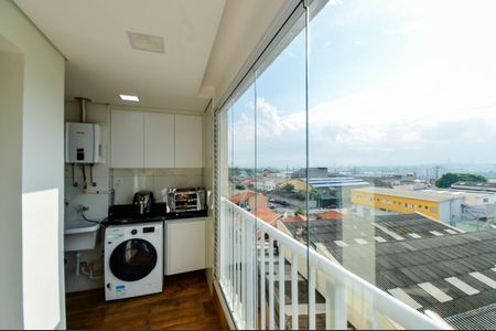 Varanda da Sala de apartamento à venda com 2 quartos, 53m² em Vila Itapegica, Guarulhos